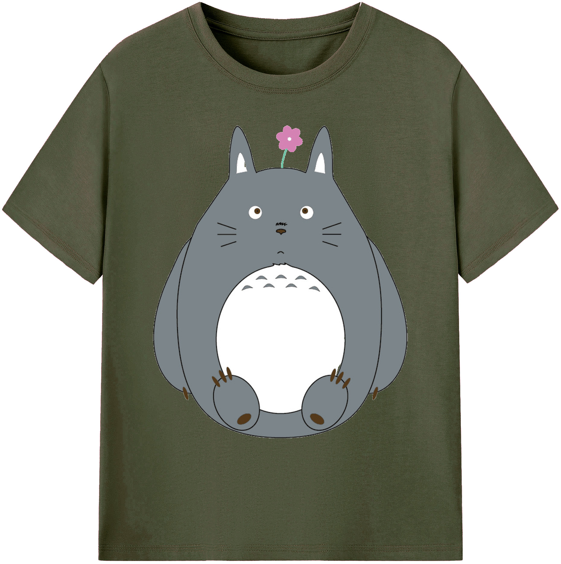（画像用） となりのトトロ 草壁メイ 草壁サツキ My Neighbor Totoro Satsuki Kusakabe Mei Kusakabe 綿100％ メンズ半袖Tシャツ｜肌触りやわらか＆通気性